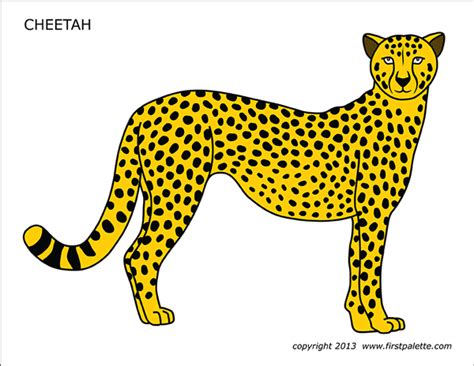 free printable cheetah pictures.